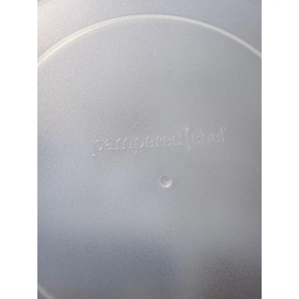 Pampered Chef Teal Blue Tart Pan with Removable Bottom and Lid 9.5 Inch 1608